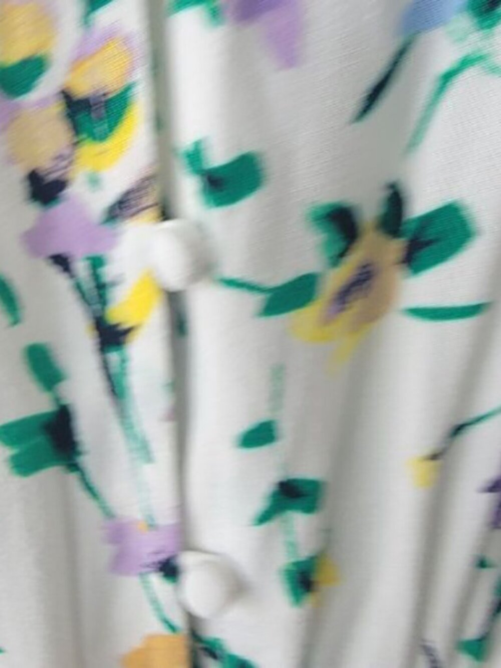 Loft womens Floral Button Ruffle Midi Dress size 14 button front tie wasit - Picture 5 of 8